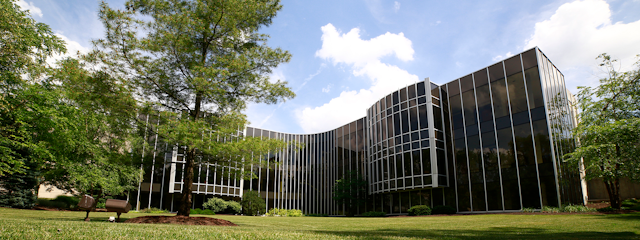 The Richard M. Fairbanks Center for Communication and Technology at Butler University during the spring.